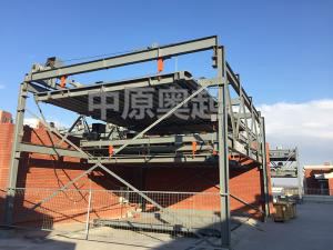 天津彩虹苑小区升降横移3层停车项目
