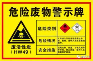危险废物污染防治责任信息公示